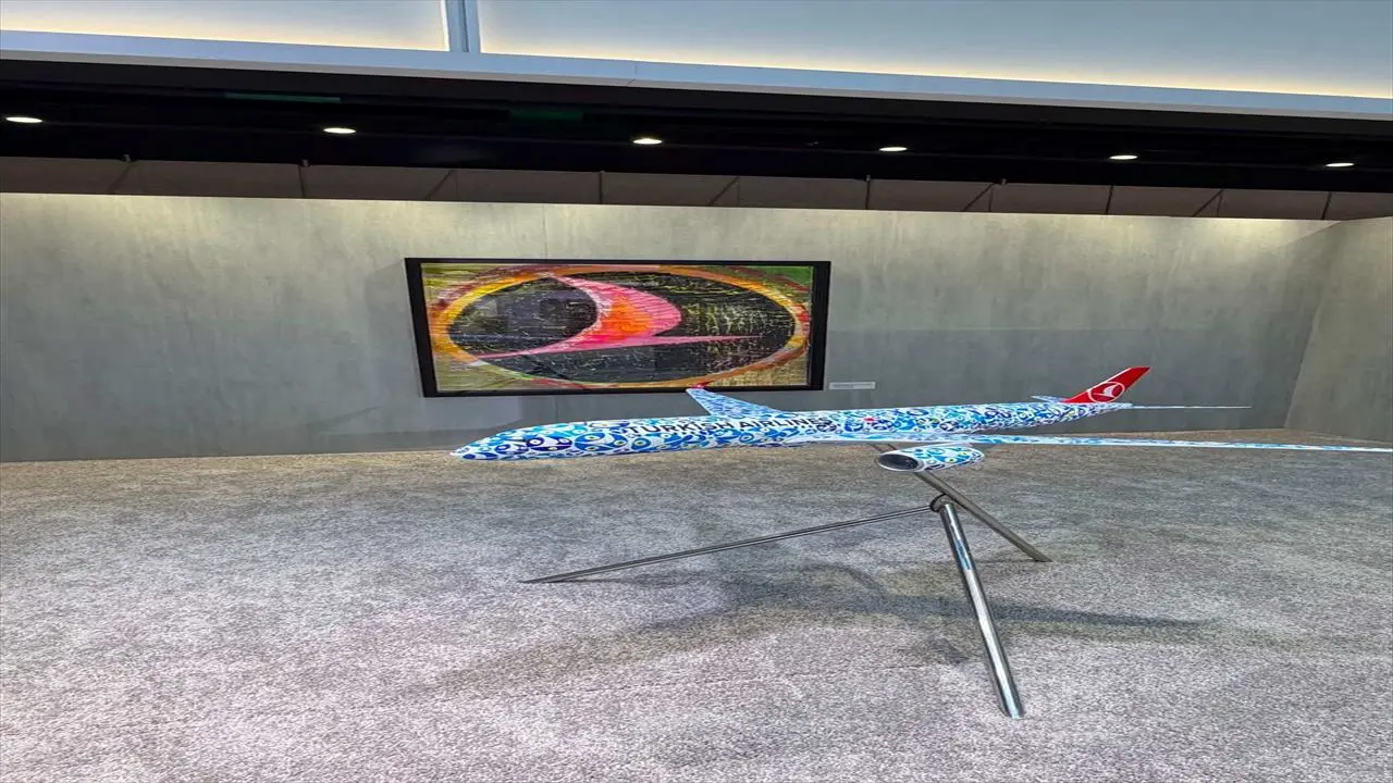 Turkish Airlines exhibition stand — exterior view